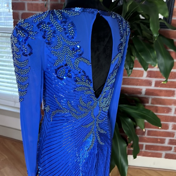Blue Sequin Dress - Picture 4 of 5